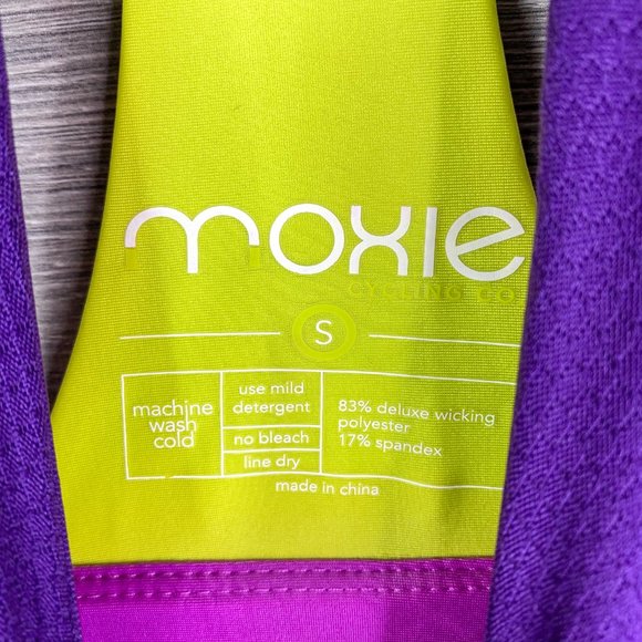 NWT Moxie Cycling T Back Purple Iris Tank Top S - Picture 3 of 4